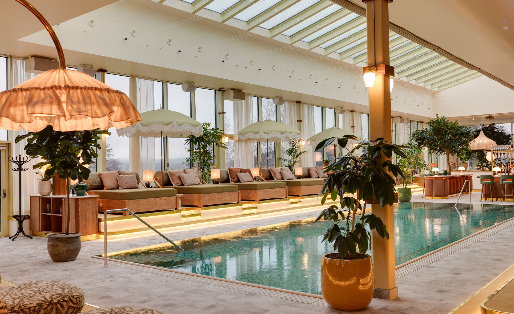 Pool på Hjortviken inomhus